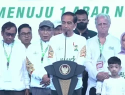 Jokowi Hadir Jalan Sehat Menuju Satu Abad Nahdlatul Ulama