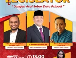 Hadir Sebagai Narasumber, Bambang Wakil Ketua Komisi I Berbicara Pentingnya Literasi Digital saat Ini