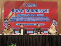 Rakor Bawaslu Sumbar Bahas Pemutakhiran Data Pemilih