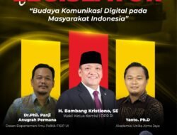 Bambang Wakil Ketua Komisi I DPR RI Minta Kemkominfo Dorong Masyarakat Jadi  Pengguna dan Pemain Produktif Dalam Dunia Digital