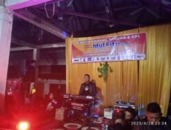 Ratusan Perantau dan Warga Nagari Lasi Hadir Kegiatan Kesenian Irama Minang ( KIM ) yang diselenggarakan Karang Taruna Nagari Lasi