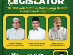 Anggota Komisi I DPR RI bersama Kominfo RI adakan Webinar Bertajub Dakwah Dengan Media Digital