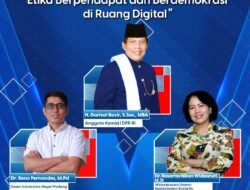 Forum Diskusi Publik, Darizal : Demokrasi Digital Harus Dikelola Baik