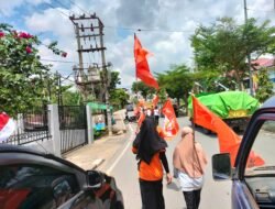 Partai Buruh Jambi Giat Aksi Longmarch Penolakan Omnibuslaw UU Ciptaker