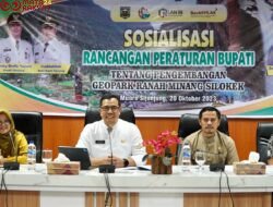 Rancangan Peraturan Bupati Tentang Pengembangan Taman Bumi (Geopark) Ranah Minang Silokek di Sosialisasikan