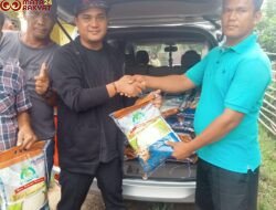 Caleg PDIP Bantu Korban Banjir Dusun Tanah Bekali, Warga Ucapkan Terimakasih