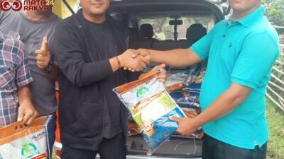 Caleg PDIP Bantu Korban Banjir Dusun Tanah Bekali, Warga Ucapkan Terimakasih