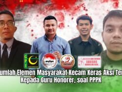Sejumlah Elemen Kecam Keras Intimidasi Kepada Guru Honorer, Soal PPPK Madina