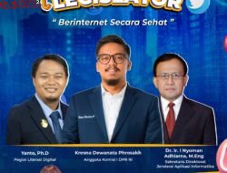 Hadir Pada Webinar Kemkominfo, Kresna Anggota DPR RI Tekankan Masyarakat Untuk Bijak Dalam Menggunakan Internet
