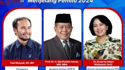 Jadi Narasumber Pada Webinar, Sjarifuddin Sebut Kunci Utama Kesuksesan Pemilu Berada Pada Partisipasi Masyarakat