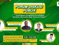 Arwani Thomafi Anggota DPR RI Sebut Pendidikan Karakter Pancasila Penting Untuk Membentuk Nilai Dasar Kebangsaan pada Generasi Muda
