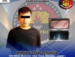 Pelaku Jambret di Payakumbuh Disergap Polisi Saat Berada Dirumah Orang Tua
