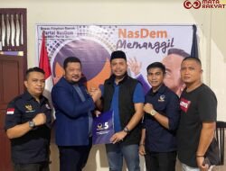 Angga Azkardha Ketua KNPI Sumbar Resmi Daftarkan Diri Bakal Calon Kepala Daerah ke DPD Partai Nasdem Pesisir Selatan