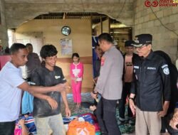 Bencana Alam Tanah Longsor, Polres 50 Kota Berikan Bantuan Sosial