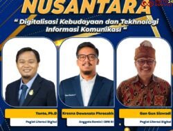 Hadir Webinar Kominfo RI, Kresna Sebut Teknologi informasi dan komunikasi (TIK) Mainkan Peran Sentral dalam Proses Transformasi Budaya.