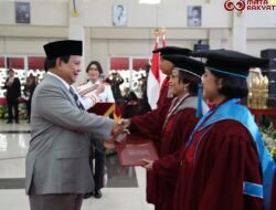 Menhan Prabowo Hadiri Wisuda 425 Mahasiswa Unhan RI: Perjalananmu Harus jadi Pengabdian