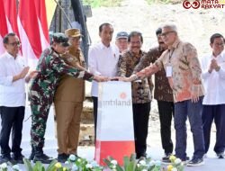 Panglima TNI Dampingi Presiden RI Groundbreaking dan Resmikan Infrastruktur di IKN