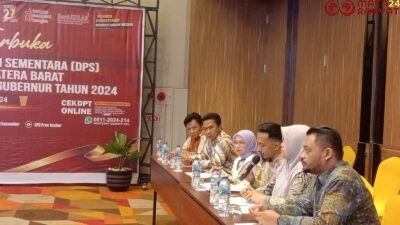 Daftar Pemilih Sementara (DPS) KPU Kabupaten Sijunjung berjumlah 173.772 Orang Pemilih