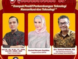 Rachel Maryam Anggota DPR RI Bersama Kemkominfo RI Adakan Webinar Online