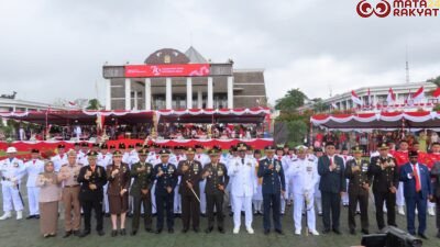 Komandan Kodim 1710/Mimika Laksanakan Upacara Peringatan HUT Ke-79 Republik Indonesia