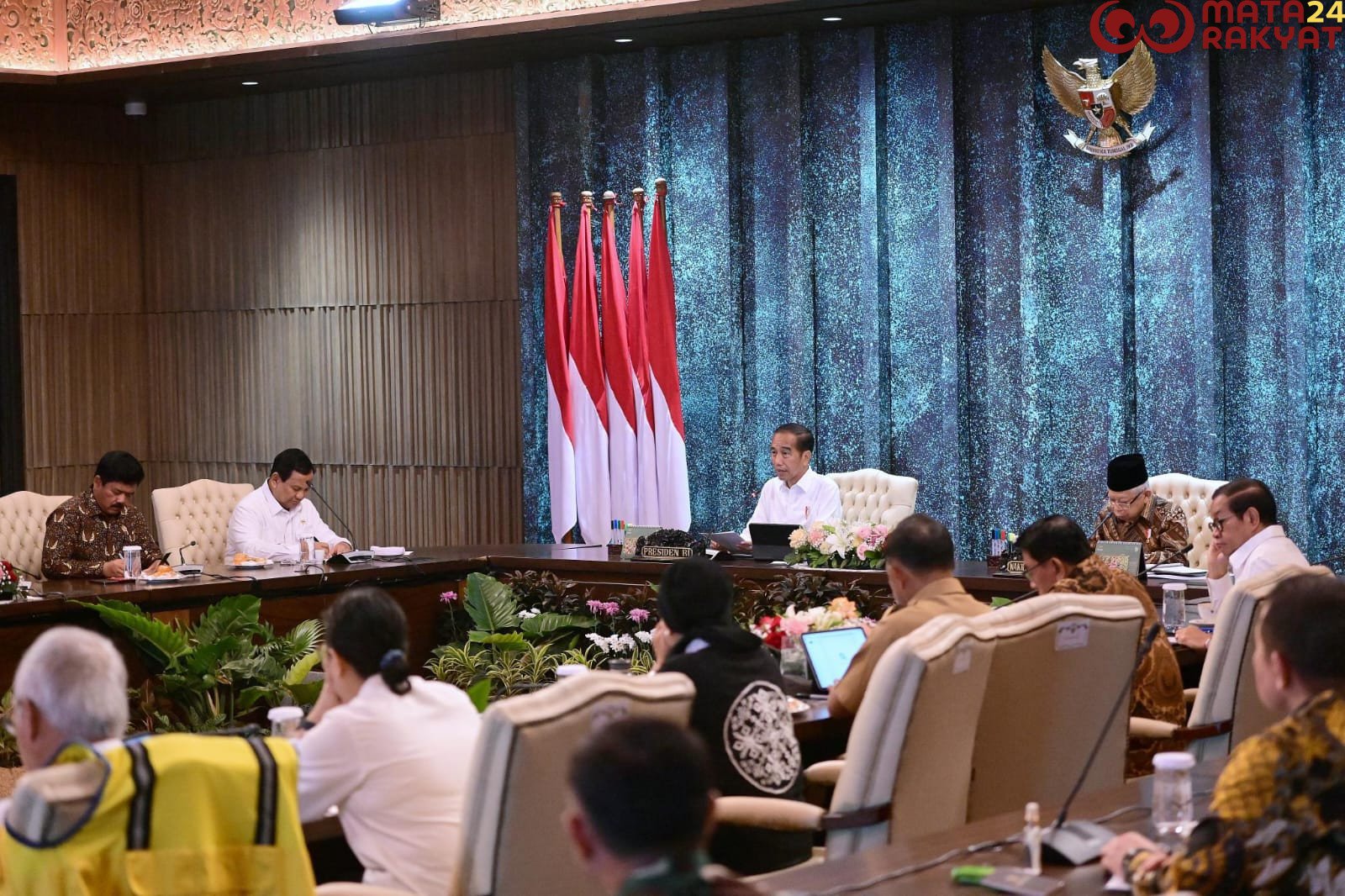 Panglima TNI Hadiri Sidang Kabinet Paripurna Perdana di IKN/BPMI Setpres