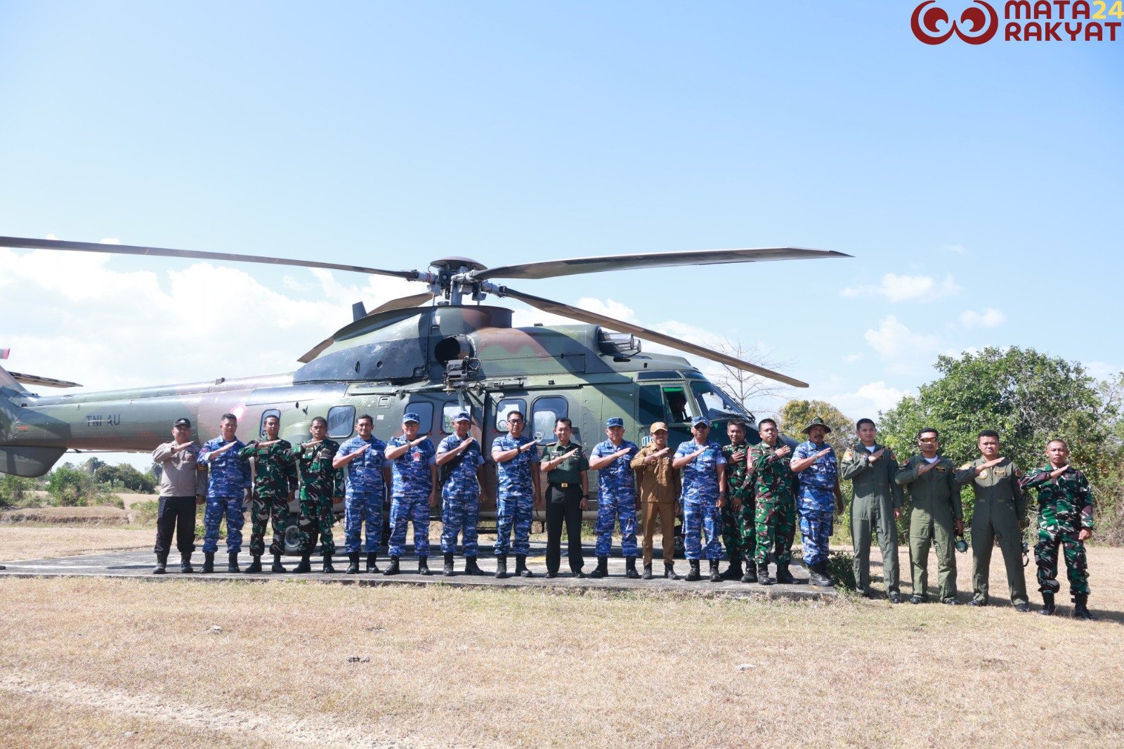 Danlanud Sultan Hasanuddin Melakukan Kunjungan Kerja Di Kabupaten Takalar Sekaligus Tinjau Air Weapon Range TNI AU/Pen Hnd