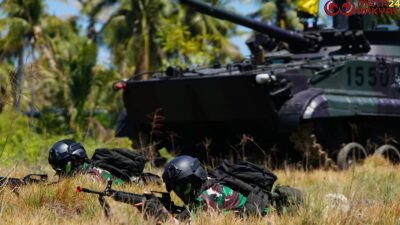 Pendaratan Pasukan Gabungan Multinasional Tandai Operasi Amfibi Di Pantai Banongan