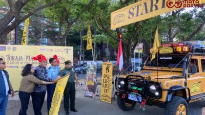 Danlanud Sultan Hasanuddin Melepas Konvoi Sulawesi Tribute 2024/Pen Hnd