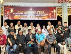 Jelang Pendaftaran Cakada 2024, KPU Sijunjung Gelar Konferensi Pers