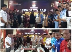 Hari Terakhir “Alek Gadang Pilkada 2024” Dua Paslon Mendaftar ke KPU Sijunjung