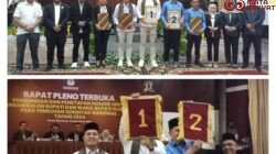 KPU Sijunjung Tetapkan Nomor Urut Paslon Cakada Sijunjung, Benny-Radi Raih Nomor 1 dan Hendri-Mukhlis Nomor 2