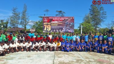 Kodim 1715/Yahukimo Gelar Lomba PBB Antar Sekolah Dalam Rangka HUT TNI Ke-79/Pen Kodim 1715/Yahukimo