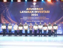 Kemhan RI Raih Terbaik Pertama Pada Penghargaan Anugerah Layanan Investasi 2024