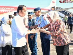 Danlanud Sultan Hasanuddin Sambut Kedatangan Presiden RI Joko Widodo di Makassar