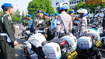 Danpuspom TNI Pimpin Apel Gelar Personel dan Materiil POM TNI Dalam Rangka HUT Ke-79 TNI Tahun 2024/Puspen TNI
