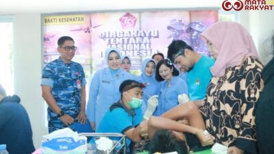 Jelang HUT TNI Ke-79, Lanud Sultan Hasanuddin Gelar Sunatan Massal