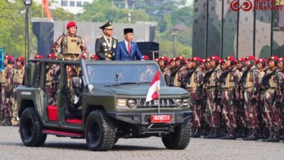 Meriah Penuh Hikmat Puncak Acara Peringatan HUT Ke-79 TNI di Silang Monas