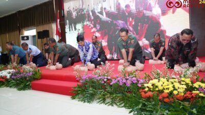 Irjen TNI Buka Pelatihan BHD dan Screening Jantung Bagi Personel TNI/Puspen TNI