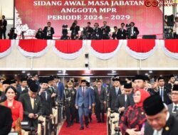 Panglima TNI Dampingi Presiden RI Hadiri Pelantikan Anggota MPR, DPR dan DPD RI