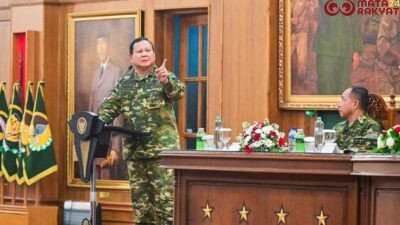 Panglima TNI Hadiri Jamuan Makan Malam Kabinet Merah Putih di Akmil