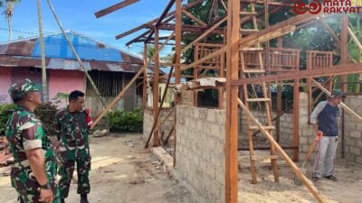 Dandim Raja Ampat Tinjau Pelaksanaan TMMD, Cek Perkembangan Pembangunan