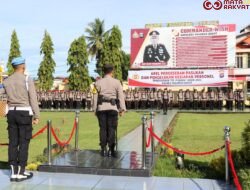 Pengamanan Pilkada Serentak 2024, Polres Pasaman Barat Gelar Apel Persiapan dan Pergeseran Pasukan