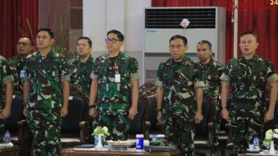 Danlanud Sultan Hasanuddin Hadiri Supervisi Dan Bimtek P5AU Di Koopsud II/Puspen TNI