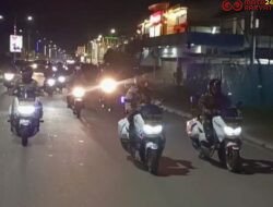 Pantau Situasi Kamtibmas Di Wilayah, Dandim 1710/Mimika Bersama Kapolres Pimpin Patroli Sepeda Motor