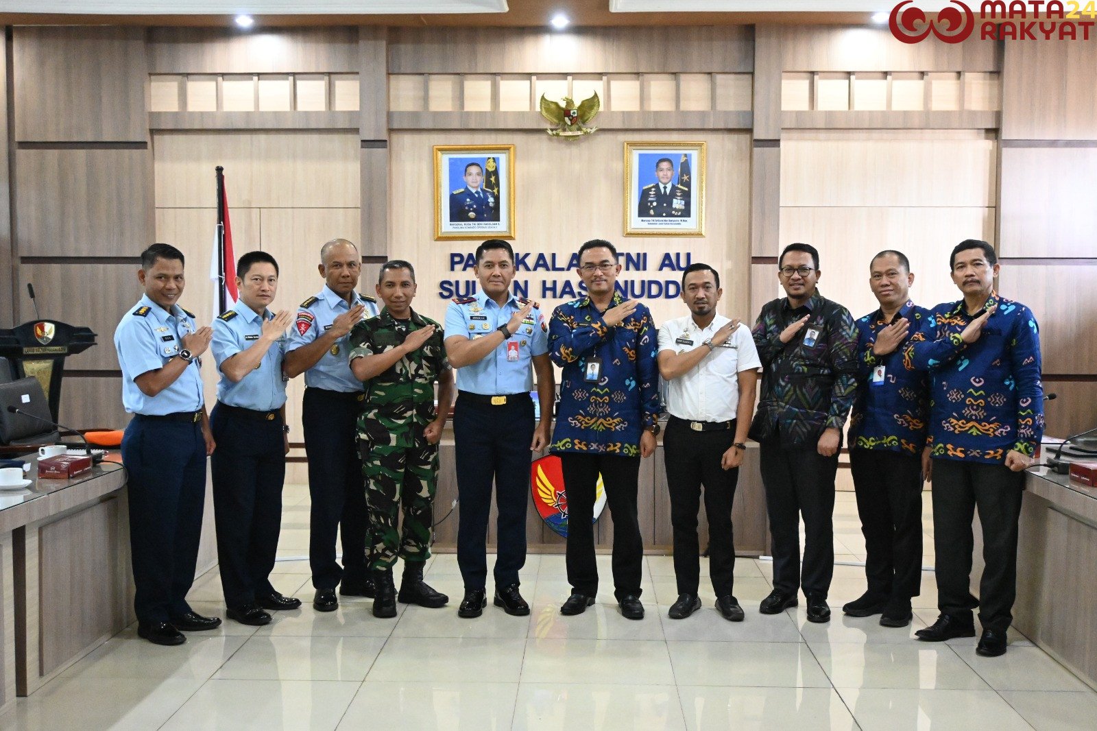 Danlanud Sultan Hasanuddin Terima Audiensi Kepala Perwakilan BKKBN Provinsi Sulsel Bahas Kolaborasi Penurunan Stunting/Pen Hnd