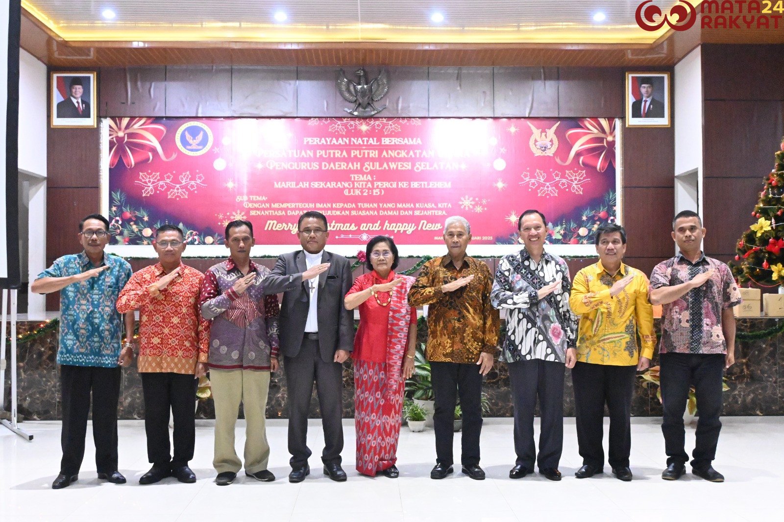 Danlanud Sultan Hasanuddin Hadiri Natal Bersama Keluarga Besar Persatuan Putra Putri Angkatan Udara/Pen Hnd