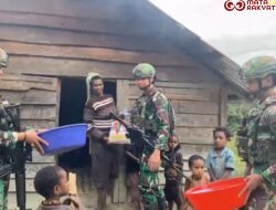 Satgas Yonif 715/Motuliato bangun silaturahmi yg baik dengan masyarakat