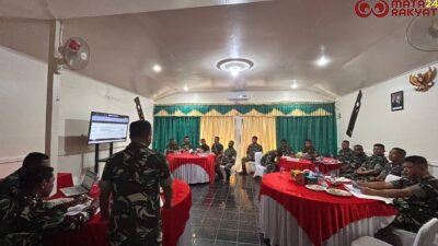 Dandim 1710/Mimika Pimpin Sidang Jabatan Bintara dan Tamtama Personel Kodim 1710/Mimika Triwulan I TA 2025