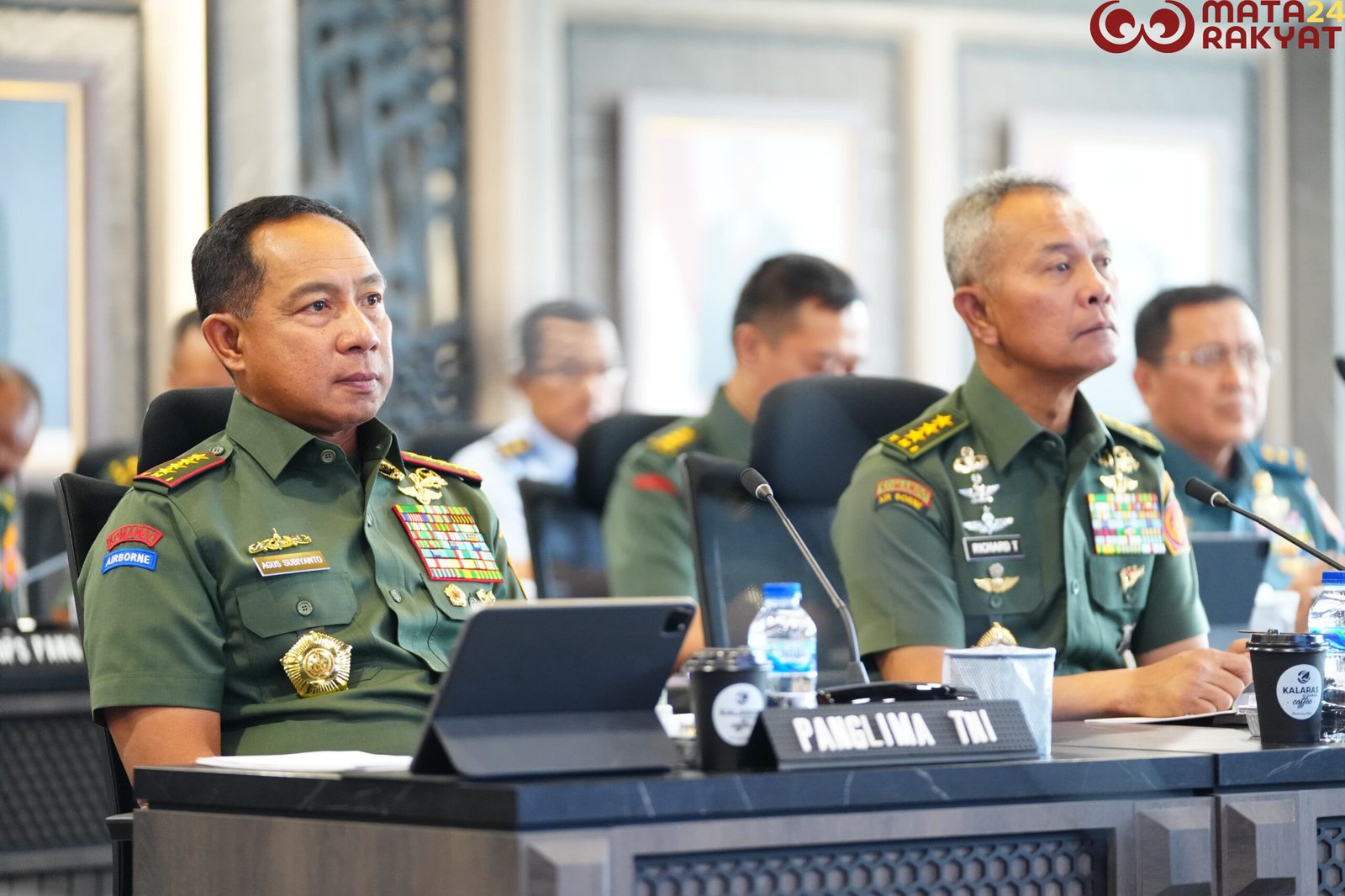 Panglima TNI Hadiri Rapim Kemhan-TNI Secara Daring/Puspen TNI