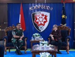 Pangkoopsud II Terima Audiensi Ketua Badan Kerja Sama Gereja-gereja (BKSG) Kota Makassar